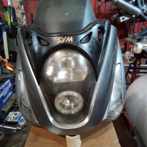 frontal carenado optica sym gts 125