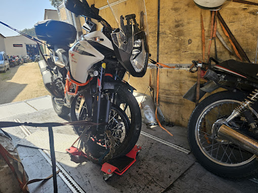 ktm 1090 adventure a2 siniestrada