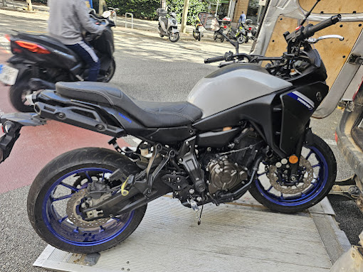 yamaha tracer7 siniestrada