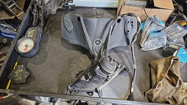 lote optica + araña + palanca freno yzfr 125