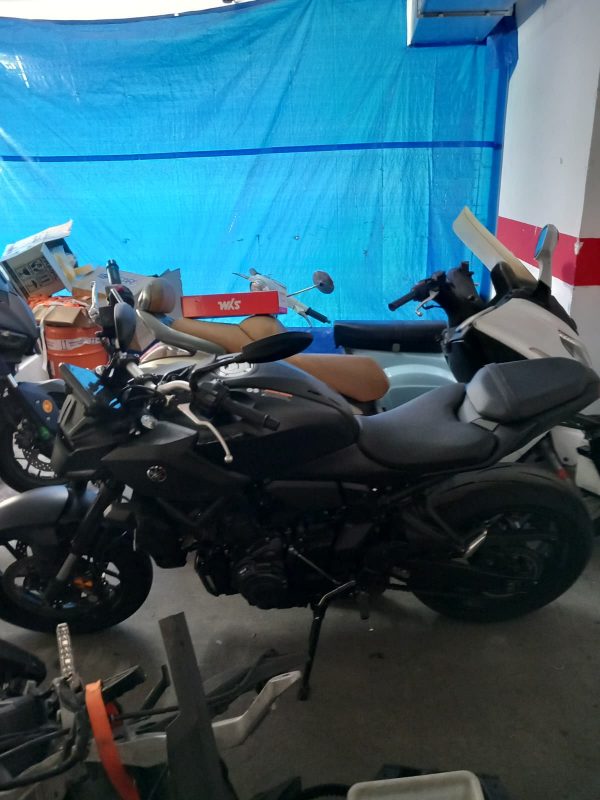 YAMAHA MT07 ACCIDENTADA